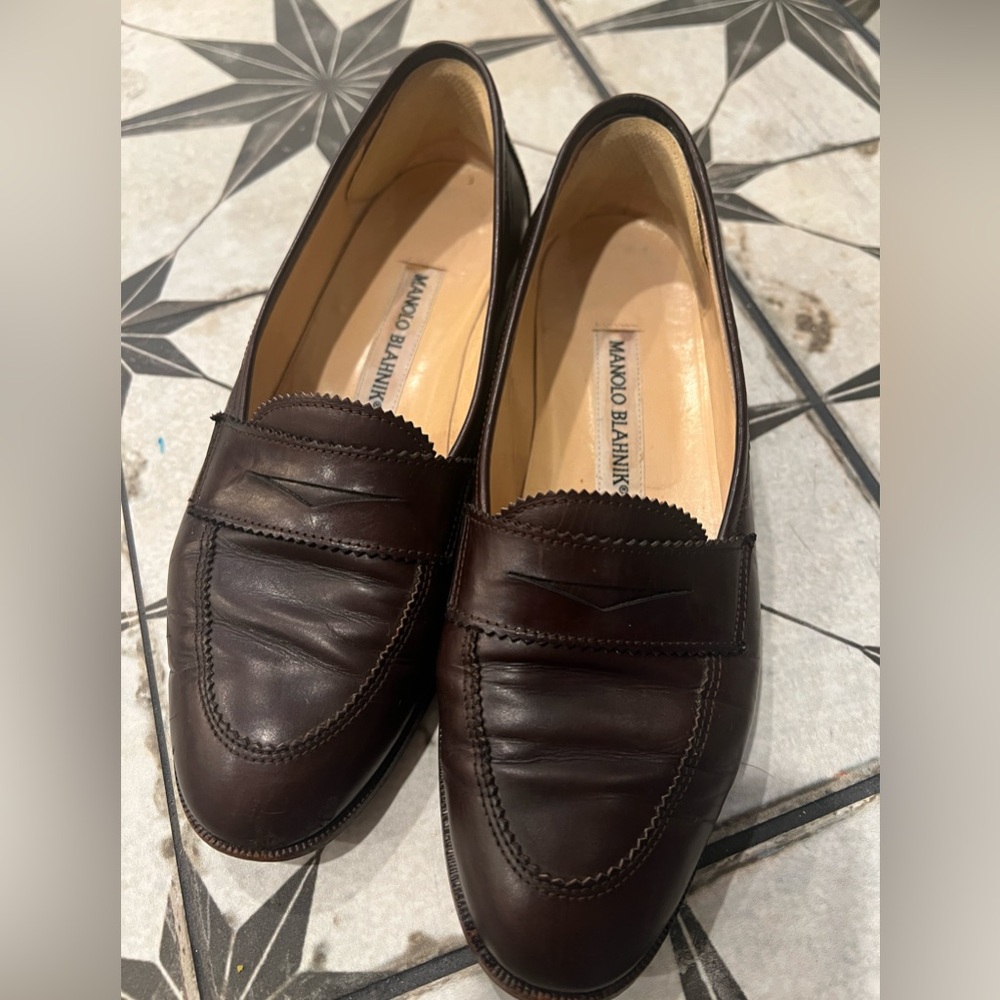 Vintage Manolo Blahnik Penny Loafer